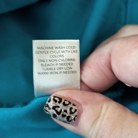 Christopher & Banks Bright Blue Pencil Skort Size 8 - Picture 8 of 8